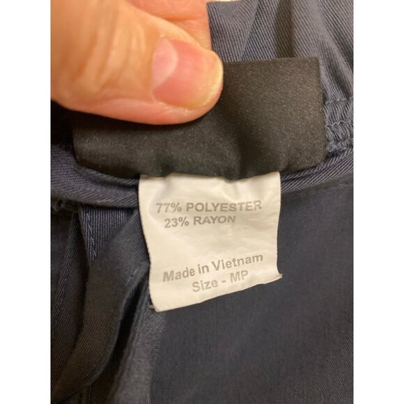 Grey’s Anatomy Charcoal Grey Scrub Uniform Set Size Large & Medium Petite Pants - Picture 8 of 9